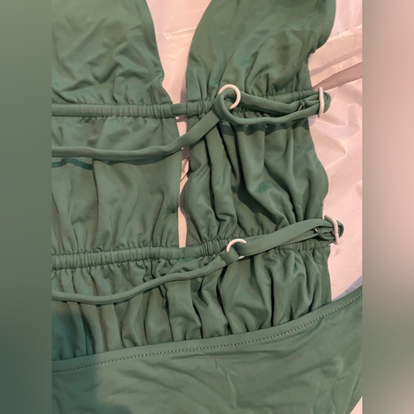 Stone Fox Swim Green One Piece Swimsuit - Picture 6 of 10